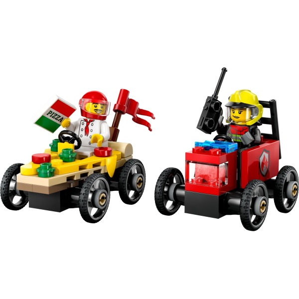 LEGO® City 60458 - Pitsaauto vs tuletõrjeauto võidusõiduautode komplekt - Image 7